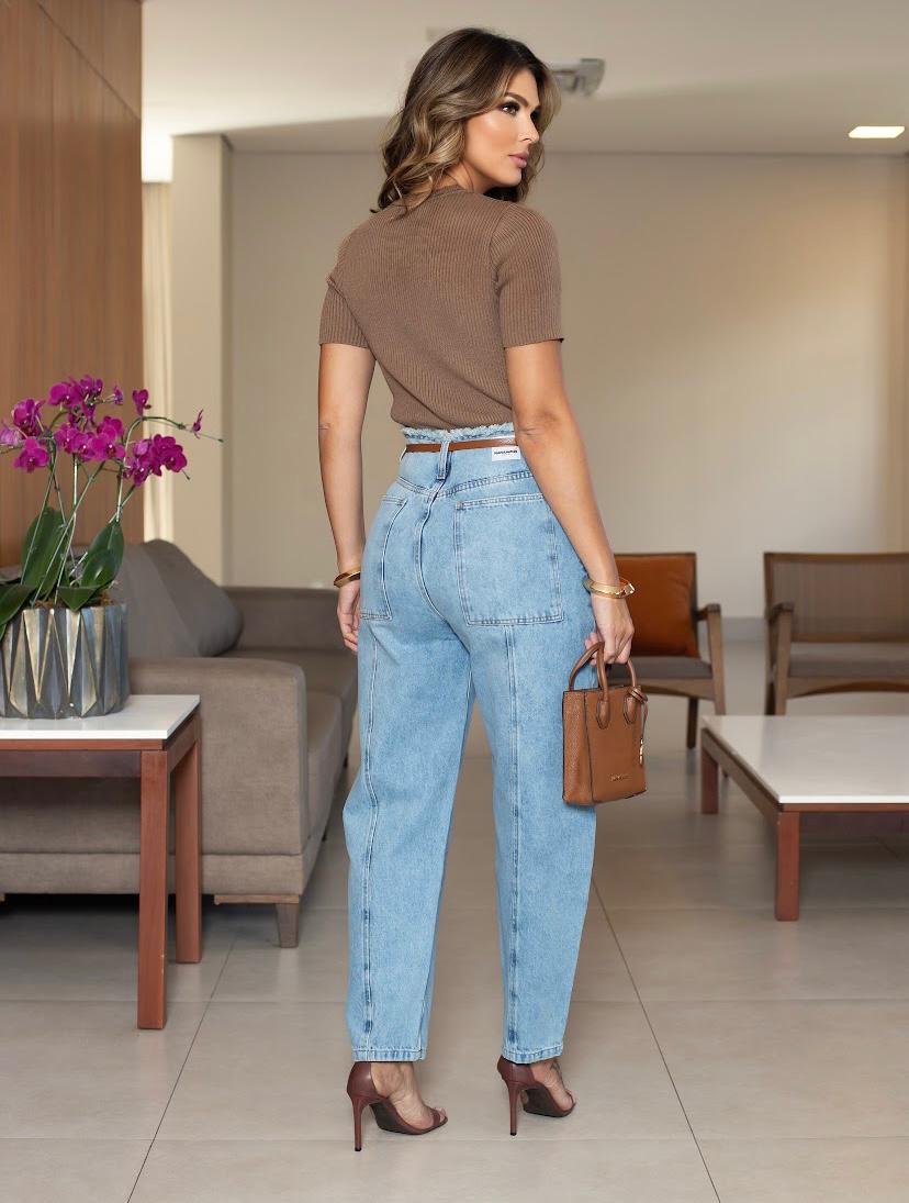 Blusa Yani Tricot Canelado Cropped