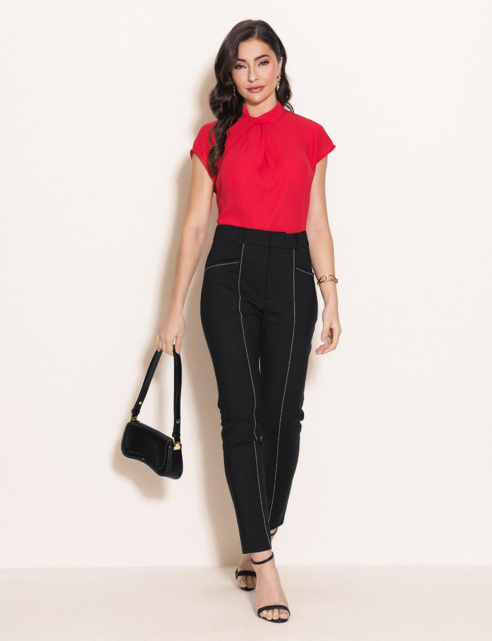 Calça Melissa Skinny Sarjada