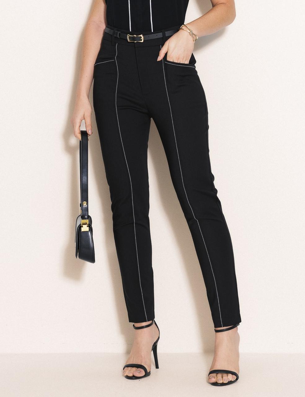 Calça Melissa Skinny Sarjada