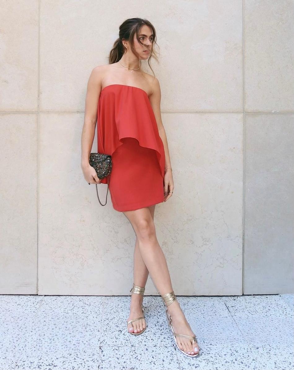 Saia Rafaela Mini Crepe