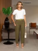 Conjunto Julia Viscocrepe Risca De Giz